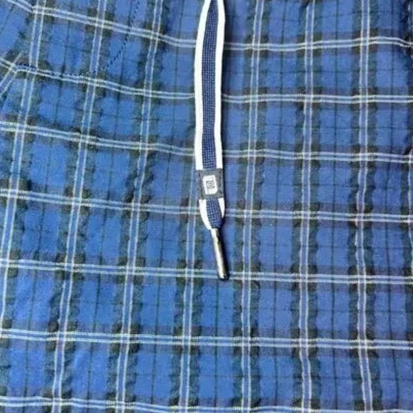 TODD SNYDER X FOOTJOY SEERSUCKER PLAID TRAVELER SHORT IN NAVY PLAID Medium - Picture 5 of 10